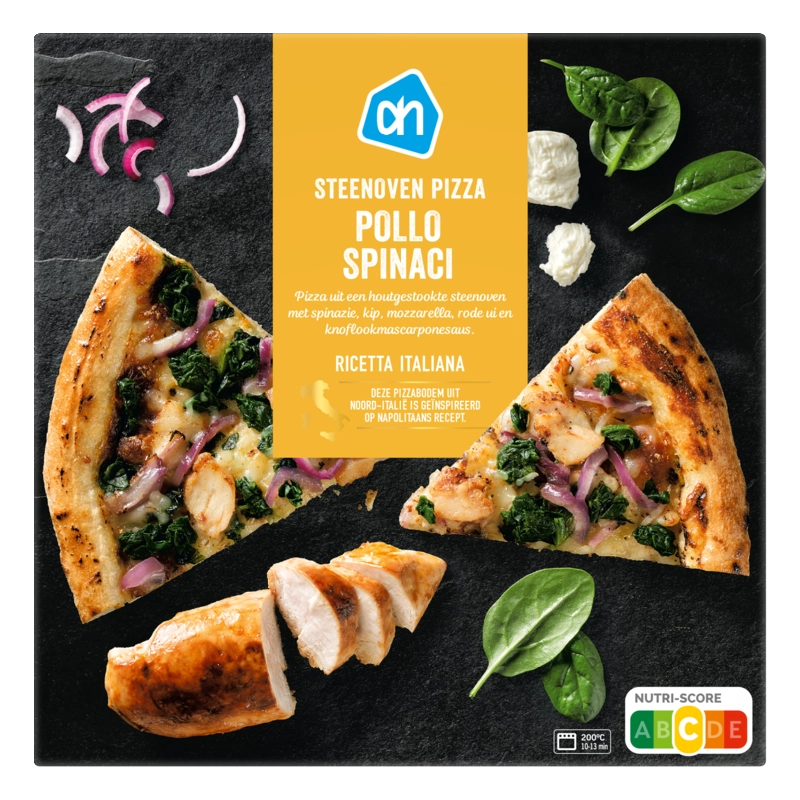 Steenoven pizza creamy chicken