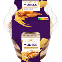 Een afbeelding van AH Excellent Mousse caramel crunch