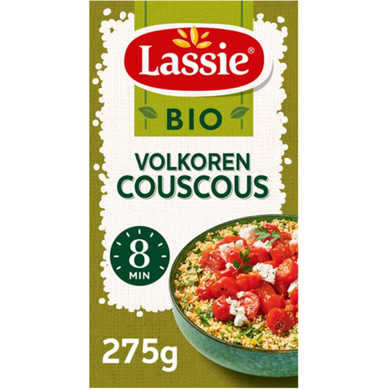 Een afbeelding van Lassie Bio volkoren couscous