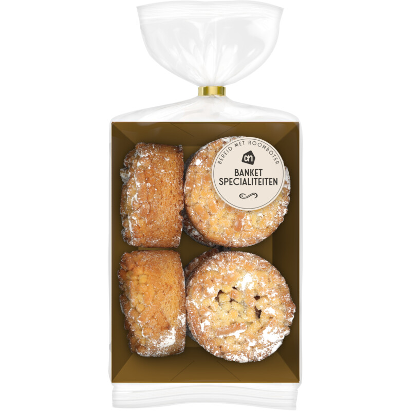 Een afbeelding van AH Mini appelkruimel koek