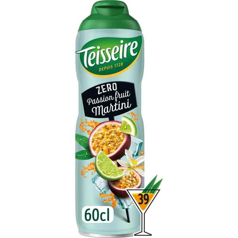 Teisseire Zero passion fruit martini siroop
