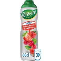 Teisseire Zero aardbei framboos siroop