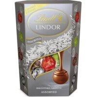 Een afbeelding van Lindt Lindor gemengde chocolade bonbons zilver