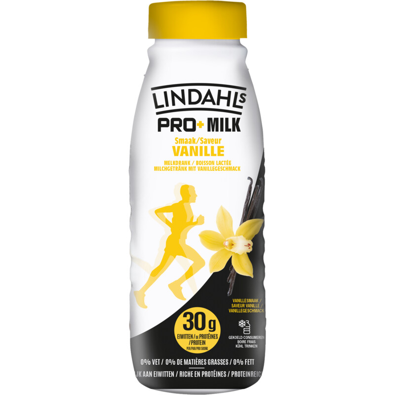 Een afbeelding van Lindahls Protein milk vanillesmaak