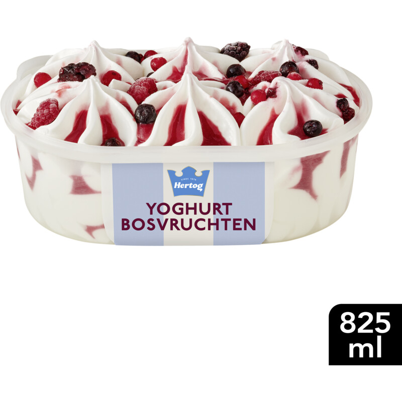 Een afbeelding van Hertog Ijssalon yoghurt bosvruchten