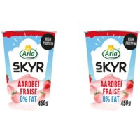 Een afbeelding van Arla Skyr aardbei yoghurt 2-pack