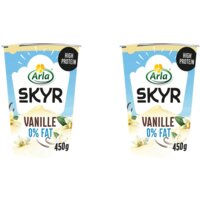 Een afbeelding van Arla Skyr vanille yoghurt 2-pack