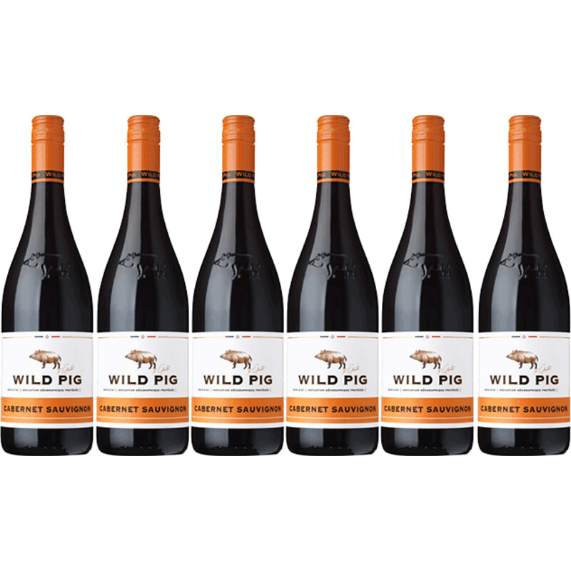 Een afbeelding van Wild Pig Cabernet sauvignon 6 flessen