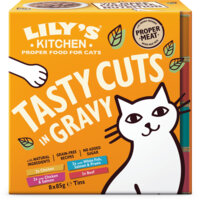 Een afbeelding van Lily's Kitchen Tasty cuts in saus diverse smaken 8-pack