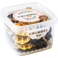 Een afbeelding van Crumbel Mini boterwafels met chocolade bel