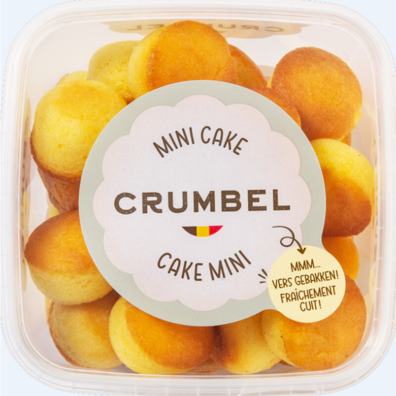Een afbeelding van Crumbel Mini cakes bel