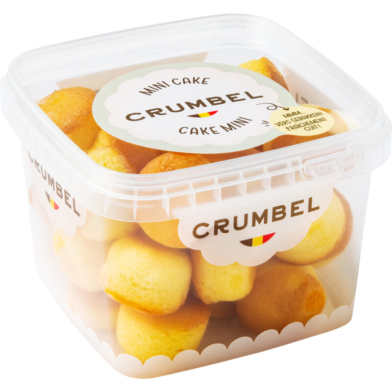 Een afbeelding van Crumbel Mini cakes bel