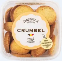 Crumbel Zandkoekjes met boter bel