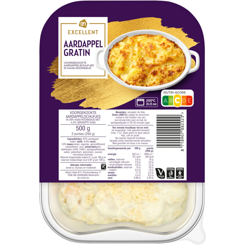 Een afbeelding van AH Excellent Aardappelgratin naturel