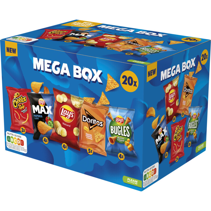 Een afbeelding van Lay's Mega box 20-pack