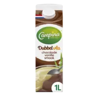 Campina Dubbelvla chocolade vanille smaak