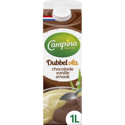 pdp-image-Campina Dubbelvla chocolade vanille smaak