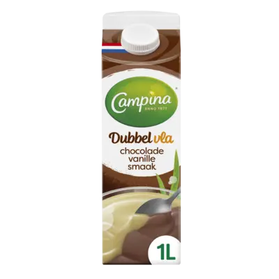 pdp-image-Campina Dubbelvla chocolade vanille smaak