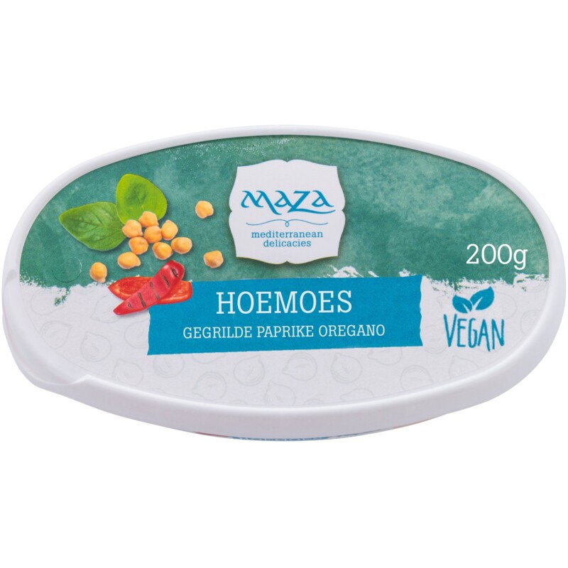Een afbeelding van Maza Hoemoes paprika oregano
