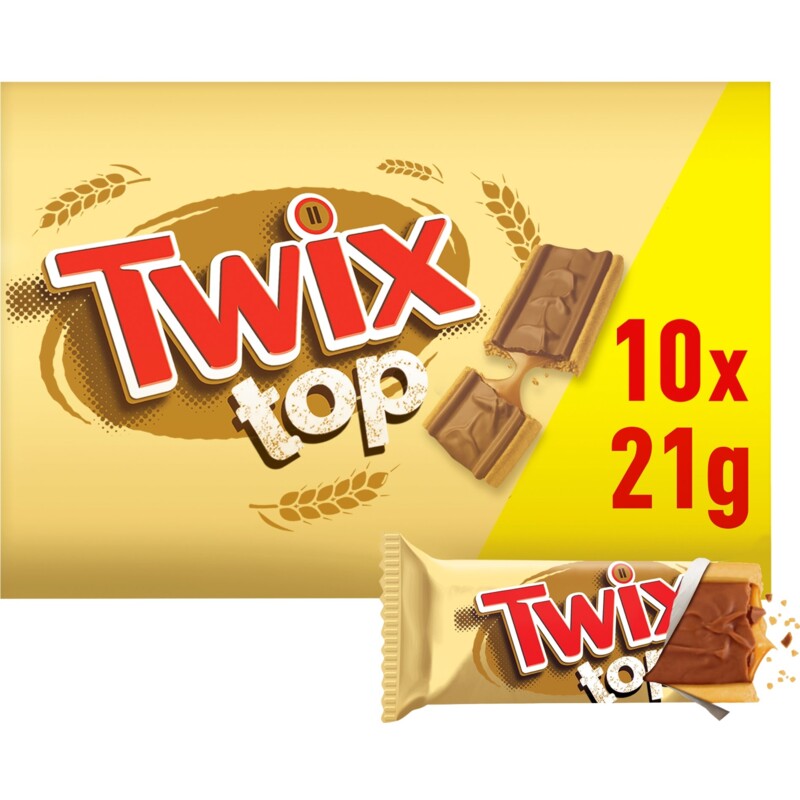 Een afbeelding van Twix Top 10-pack