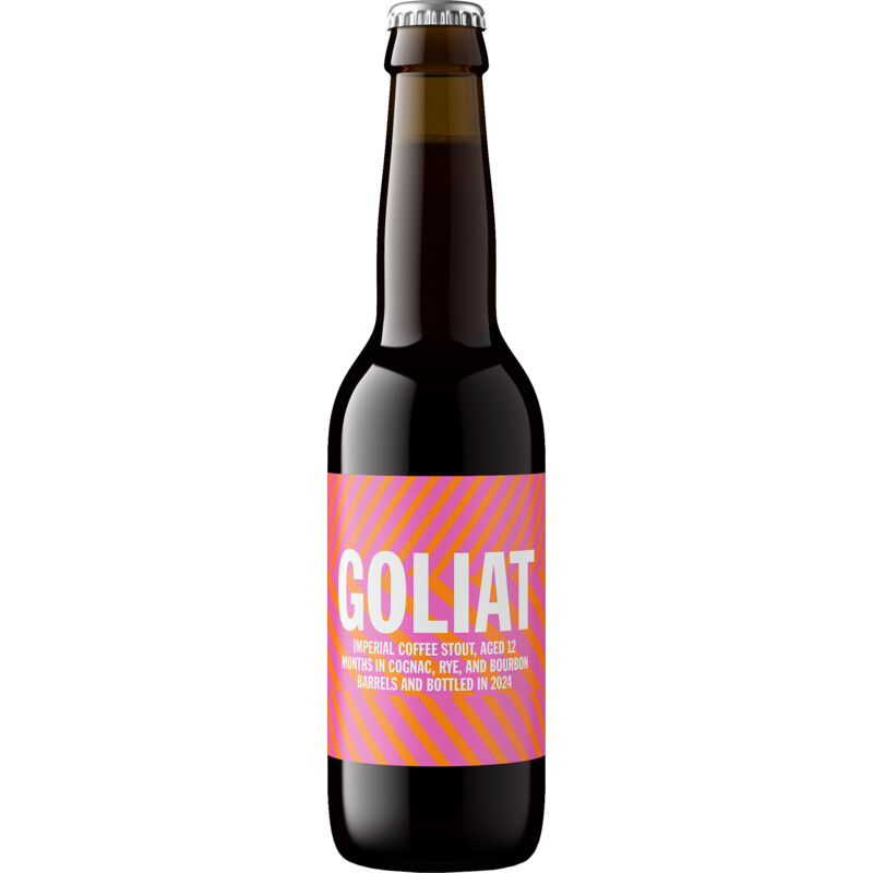 Een afbeelding van To Øl Goliat barrel aged imperial coffee stout