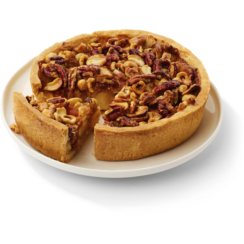 Een afbeelding van AH Appelstoofperen noten taart