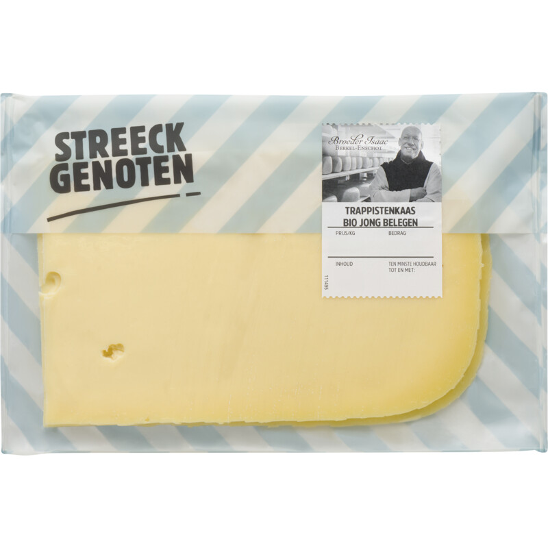 Een afbeelding van Streeckgenoten Trappistenkaas bio jong belegen