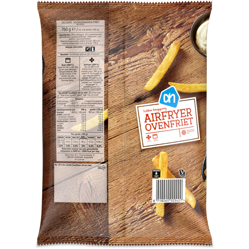 Een afbeelding van AH Airfryer ovenfriet