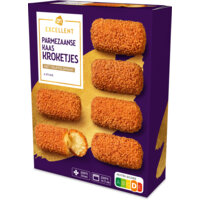 Een afbeelding van AH Excellent Parmezaanse kaaskroketjes met truffel