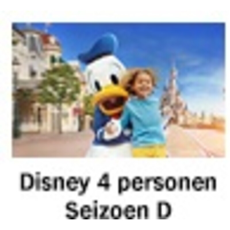 Een afbeelding van Disney 4 personen categorie d