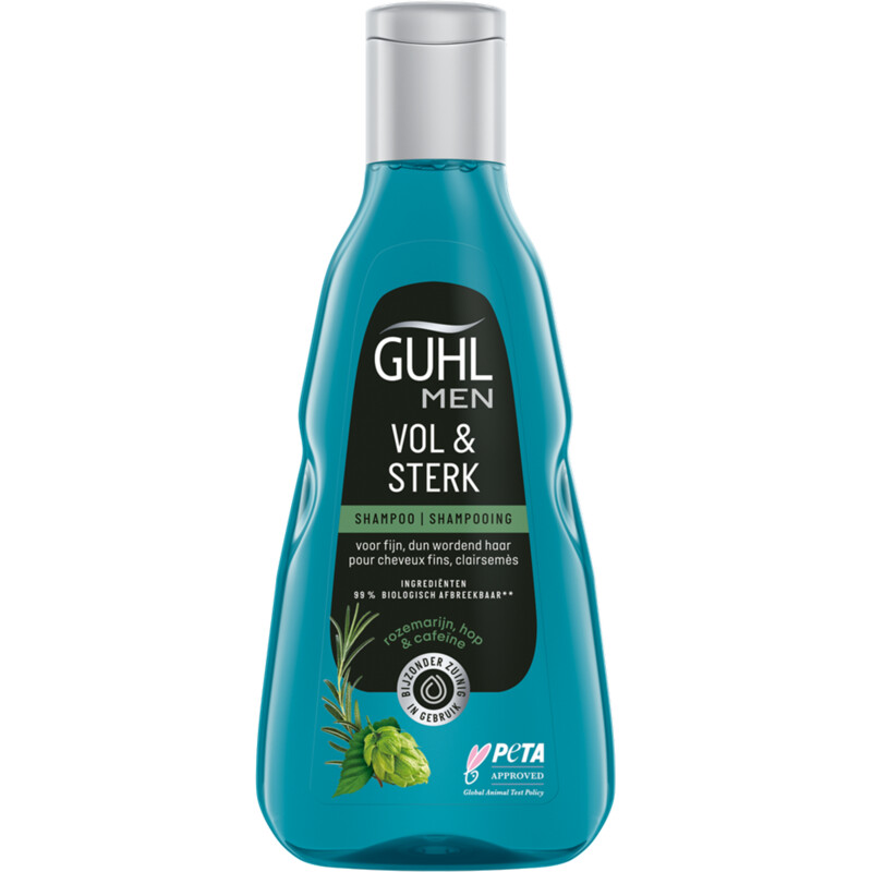 Een afbeelding van Guhl Man vol en sterk shampoo