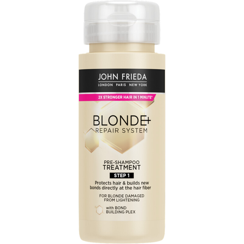 Een afbeelding van John Frieda Blonde+ repair bond building pre-shampoo