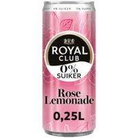 Royal Club Rose lemonade 0% suiker