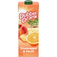 Een afbeelding van DubbelDrank Sinaasappel & perzik