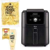 Een afbeelding van Blue Home airfryer met friet pakket