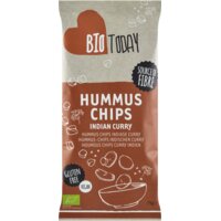 Een afbeelding van BioToday Hummus chips Indian curry