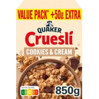 Een afbeelding van Quaker Cruesli cookies & cream value pack