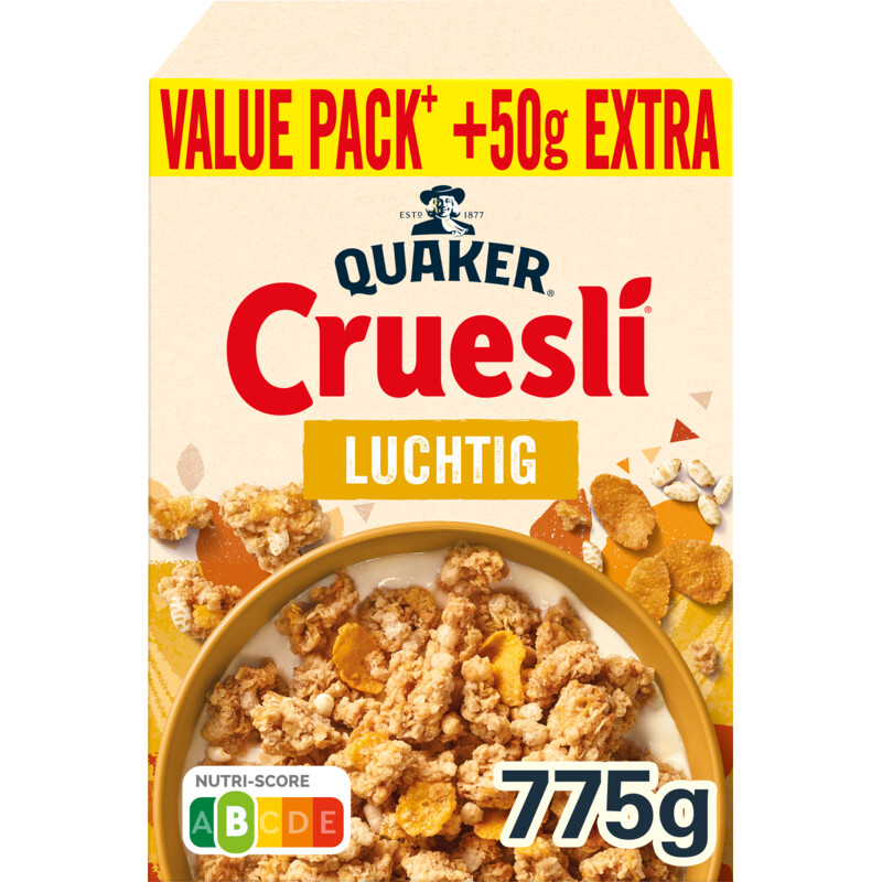 Een afbeelding van Quaker Cruesli luchtig value pack