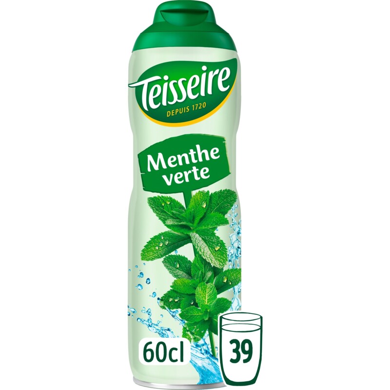 Een afbeelding van Teisseire Groene munt siroop bel