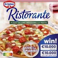Een afbeelding van Dr. Oetker Ristorante pizza salami mozzarella pesto