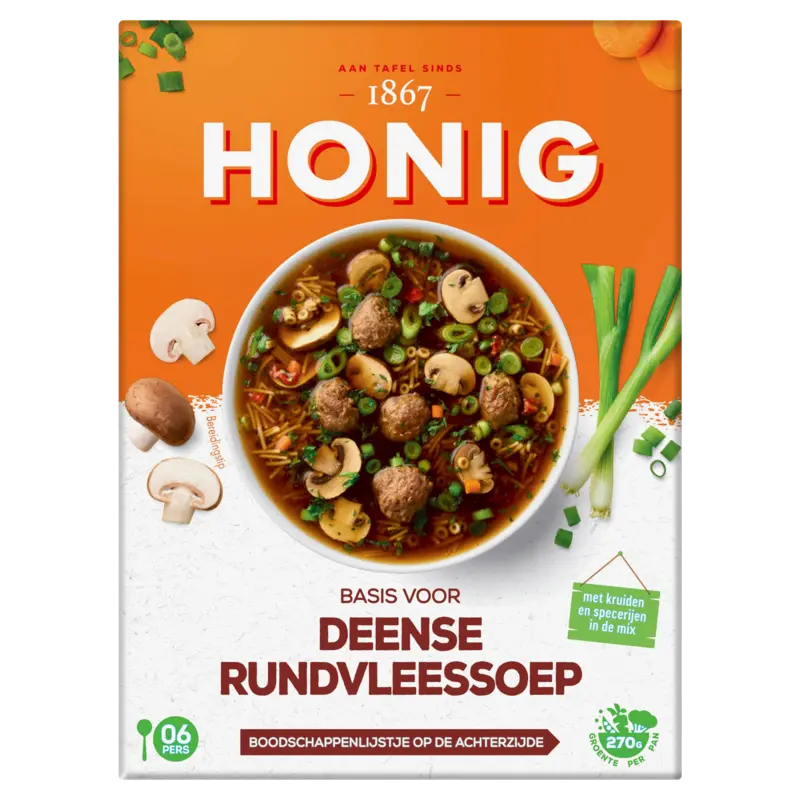 Honig Basis voor deense rundvleessoep