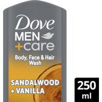 Een afbeelding van Dove Men+care sandalwood + vanilla douchegel