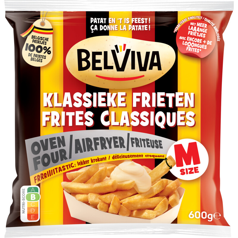 Een afbeelding van Belviva Klassieke oven airfryer frieten M bel