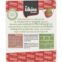 Een afbeelding van De Kleine Keuken Biologische granenreepjes aardbei 18m+