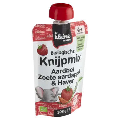 pdp-image-De Kleine Keuken Knijpmix aardbei zoete aardappel 6m+