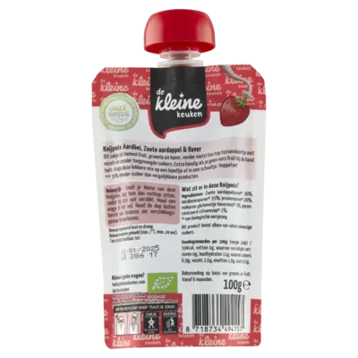 pdp-image-De Kleine Keuken Knijpmix aardbei zoete aardappel 6m+