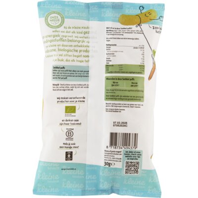 pdp-image-De Kleine Keuken Smikkel puffs met banaan & wortel 7m+