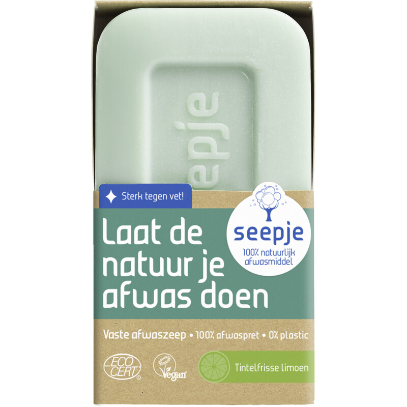 Een afbeelding van Seepje Vaste afwaszeep tintelfrisse limoen