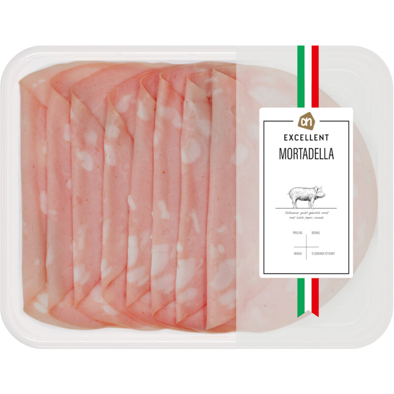 Een afbeelding van AH Excellent Mortadella