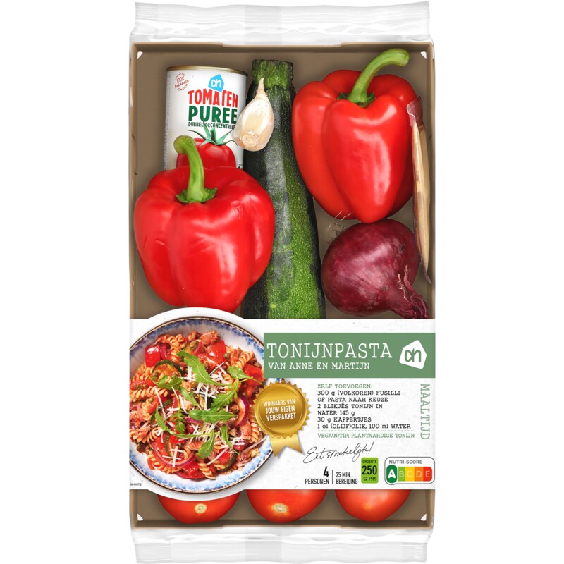 Een afbeelding van AH Tonijnpasta verspakket